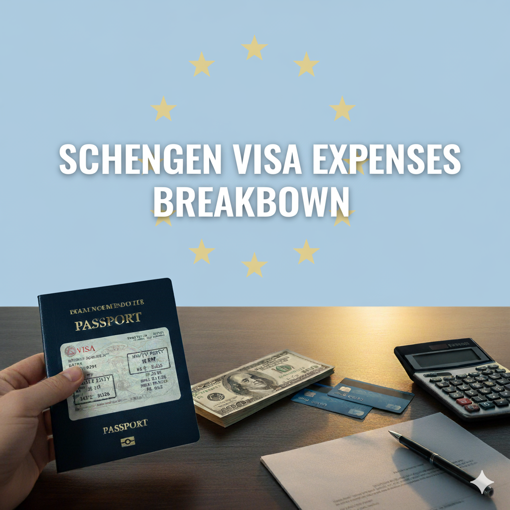 Schengen Visa expenses breakdown