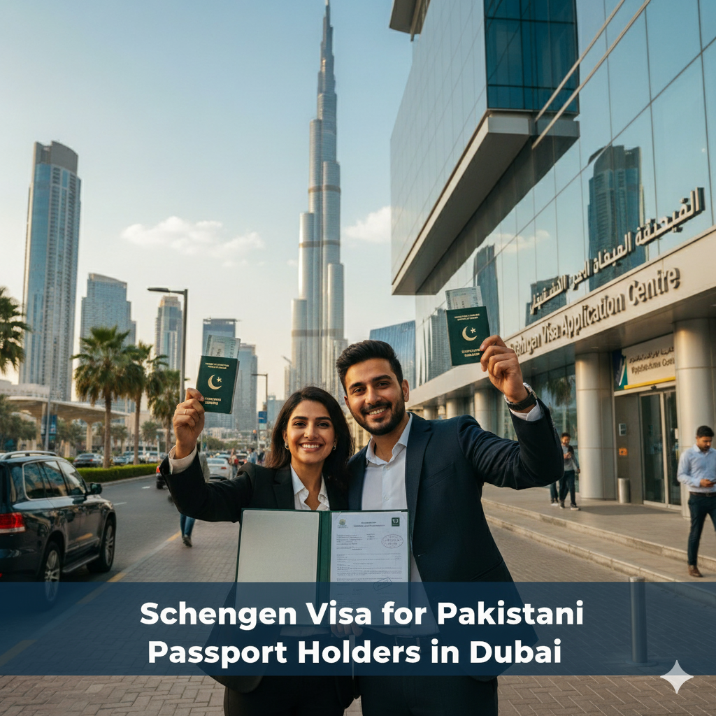 Schengen Visa for Pakistani Passport Holders in Dubai